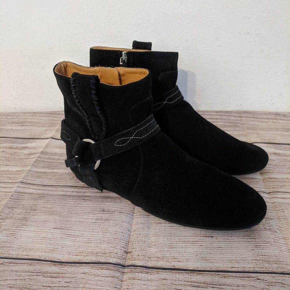 ÉTOILE ISABEL MARANT Ralf Ankle Harness Boot Black